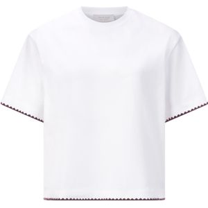 Rich & Royal Shirt  bourgogne / wit