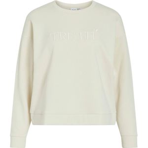 VILA Sweatshirt 'VIElsk'  ecru