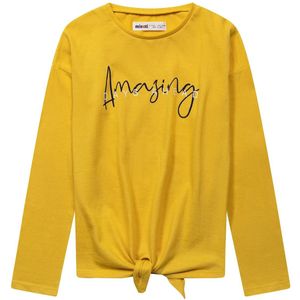 MINOTI Shirt  mosterd / zwart