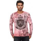 Rusty Neal - Lang Shirt - Slim Fit - 100% Katoen