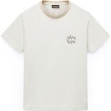 NAPAPIJRI Shirt 'S-Fedaia'  crème / donkerbruin