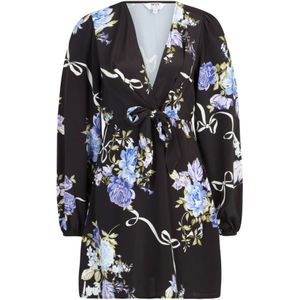 Dorothy Perkins Petite Jurk  blauw / zwart