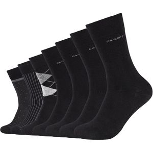 camano Sokken  lichtgrijs / zwart / wit