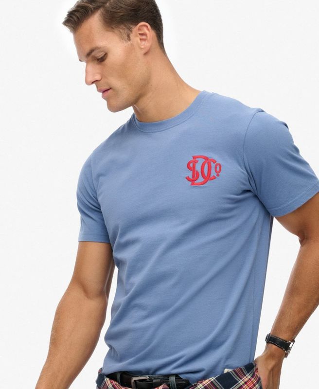 Superdry - Shirt - Blauw - T-shirt