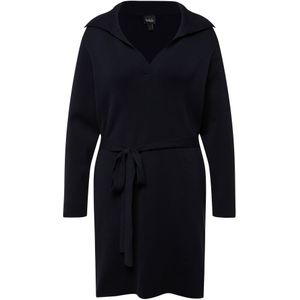 Ulla Popken Gebreide jurk  marine