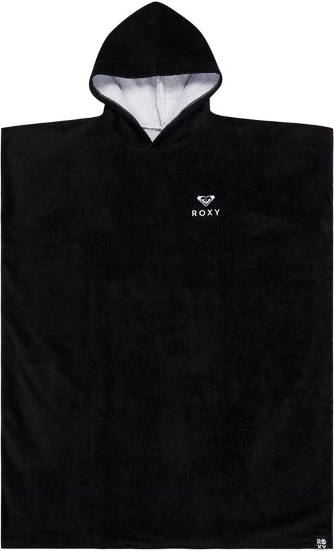 Roxy - Sunny Joy - Poncho Handdoek - Effen Katoenen Badstof - Kangoeroezakken