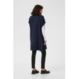 Kaffe - Gebreide Poncho - Blauw - Midnight Marine