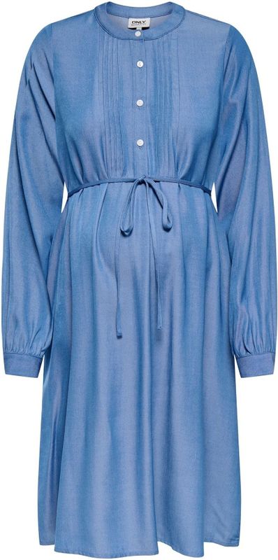 Only Maternity Jurk 'OLMESTELLE'  blauw