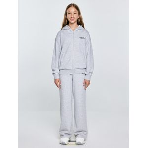 BIG STAR Sweatvest 'Milana '  lichtgrijs / zwart