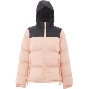 Libbi Winterjas  perzik / zwart