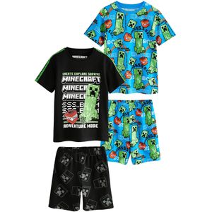 Next Nachtkledij  azuur / groen / zwart / wit