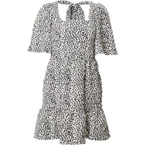 Warehouse Jurk  zwart / wit