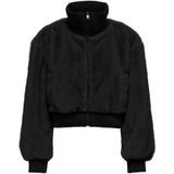 Onlwicki - Jas - Hoge Hals - Lange Mouwen - Geribde Mouwuiteinden - Ritssluiting