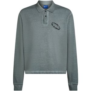 KARL LAGERFELD JEANS Sweatshirt  basaltgrijs / zwart