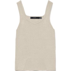 Gebreide Pullover - Mouwloos - Regular Fit - Vierkante Hals