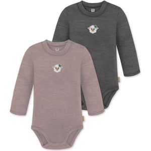 normani Rompertje/body 'Tuai'  grijs / gemengde kleuren / rosa