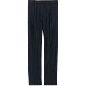 Matinique Bandplooibroek 'MAWeller'  marine / pastelblauw