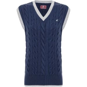 Williot Trui  donkerblauw / grijs gemêleerd