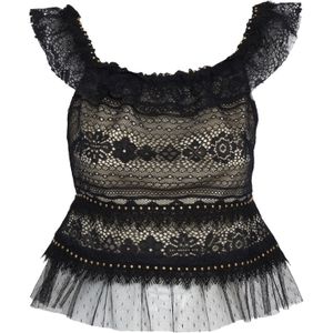 Influencer Top  zwart