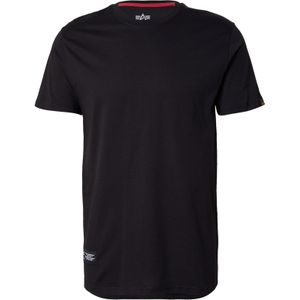 Alpha Industries - T BP - T-shirt - Zwart - 100% Katoen