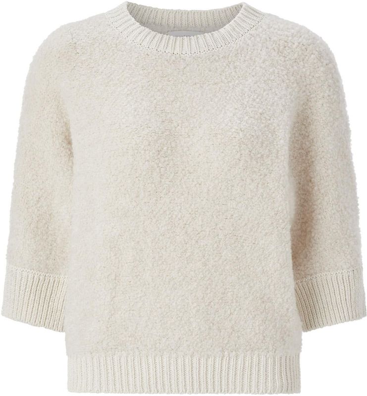 Rich & Royal - Trui - Eierschaal - Knitwear - Driekwart Mouw