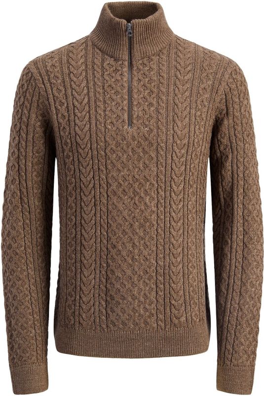 Jack & Jones - Trui - Karamel - Normale Pasvorm - Lange Mouw