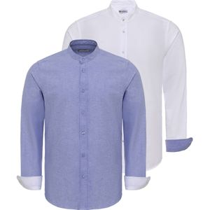 Dandalo Overhemd  blauw / wit