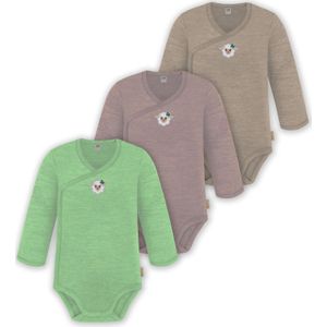 normani Rompertje/body  beige / groen / rosa