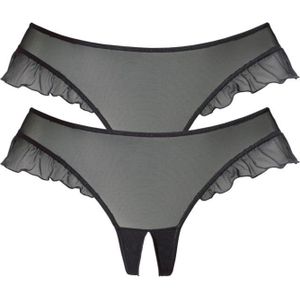 PETITE FLEUR Ouvert  zwart