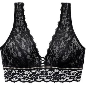 Bralette - Zwart - Kant - Zonder Beugels