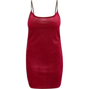 faina Jurk  wijnrood