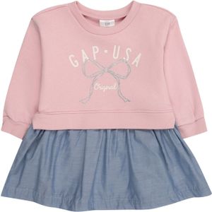 GAP Jurk  royal blue/koningsblauw / oudroze / zilver / wit