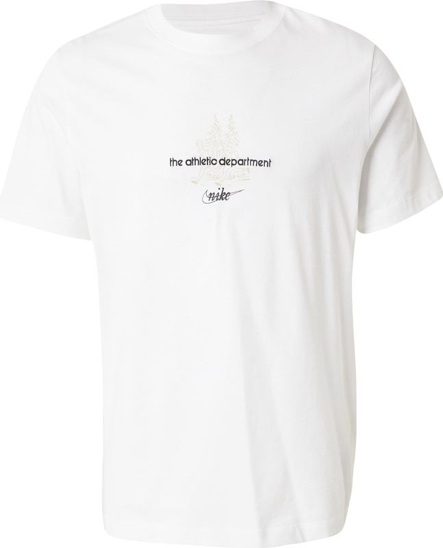 Nike - Sportswear Shirt - Zwart/Wit - Kwartmouw - Normale Pasvorm