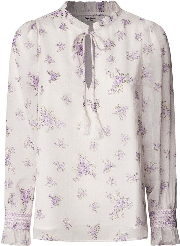 Pepe Jeans - PL305104 - Blouse - Wit - Casual - Polyester