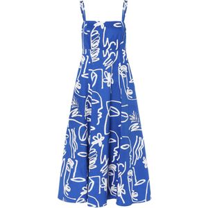 TATUUM Jurk 'MALFINA'  blauw / wit