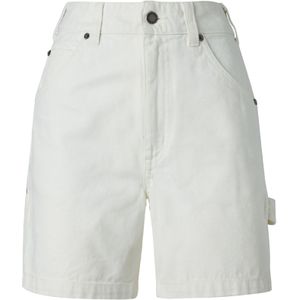 DICKIES - DUCK - Broek - Wit - Katoen - High Waist