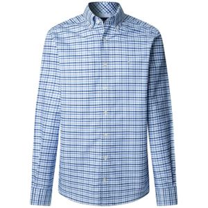 Hackett London Overhemd  hemelsblauw / lichtblauw / wit