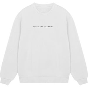F4NT4STIC Sweatshirt 'Knut und Jan Hamburg'  zwart / offwhite