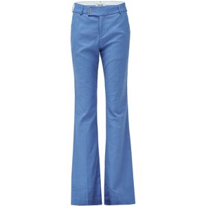 Salsa - Chino - Blauw - Flared - Mid Waist