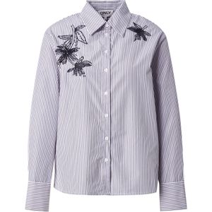 ONLY Blouse 'ONLEVI'  donkerblauw / zwart / wit