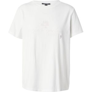 COMMA Shirt  beige / wit