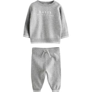 Baker by Ted Baker Set  grijs gemêleerd / wit