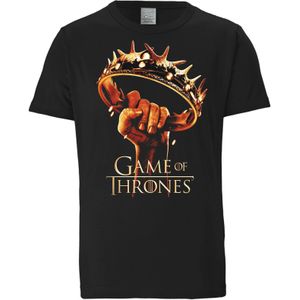 Logoshirt - Game Of Thrones - Easyfit T-shirt - Zwart - Original Licensed Product