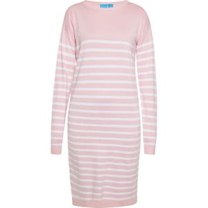 SANIKA Gebreide jurk  rosa / wit