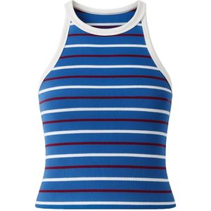 Alexa Dash Blouse  blauw / rood / wit