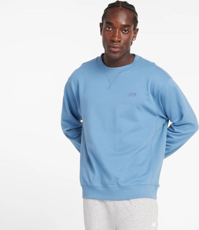 new balance Trui 'Athletics French Terry Crew'  hemelsblauw