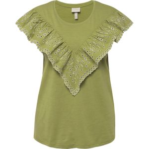 Ulla Popken Shirt  olijfgroen