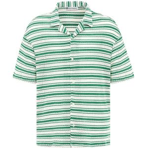 Dandalo Overhemd  smaragd / wit