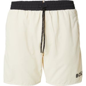 BOSS Zwemshorts 'Starfish'  zwart / wolwit