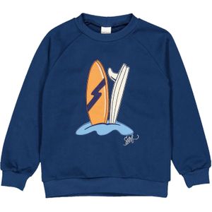 Fred's World - Sweatshirt - Lichtblauw - Donkerblauw - Oranje - Wit